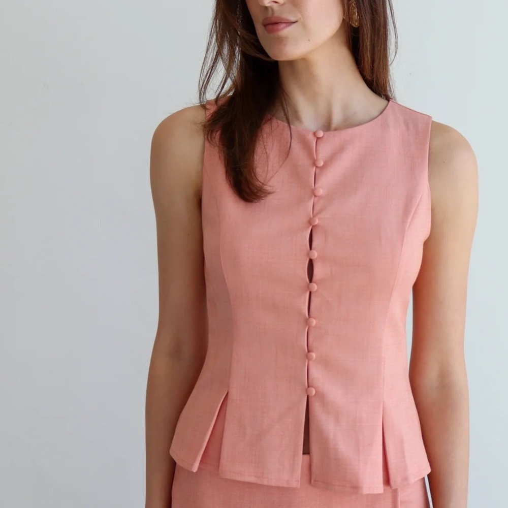 En Saison Women's Amira Peplum Top